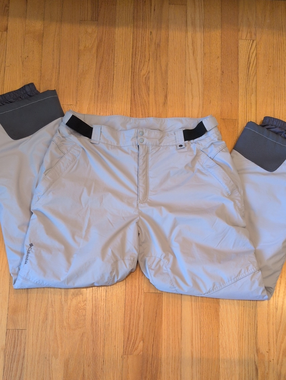 Men's Columbia Waterproof Breathable Gray Insulated Snow Ski Pants XL
